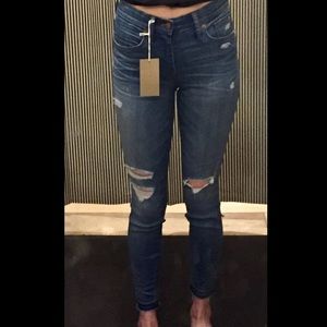 Madewell distressed high rise jeans